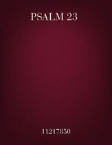 Psalm 23 INST PARTS Instrumental Parts choral sheet music cover